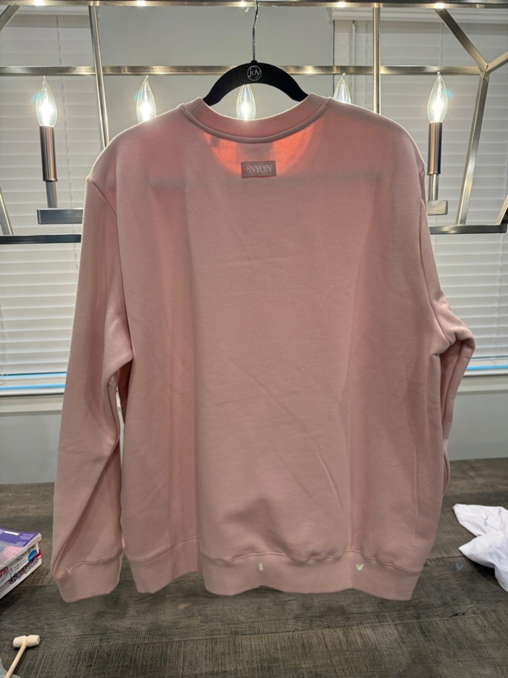 New York or Nowhere Pink Crewneck Sweater - Picture 2 of 4